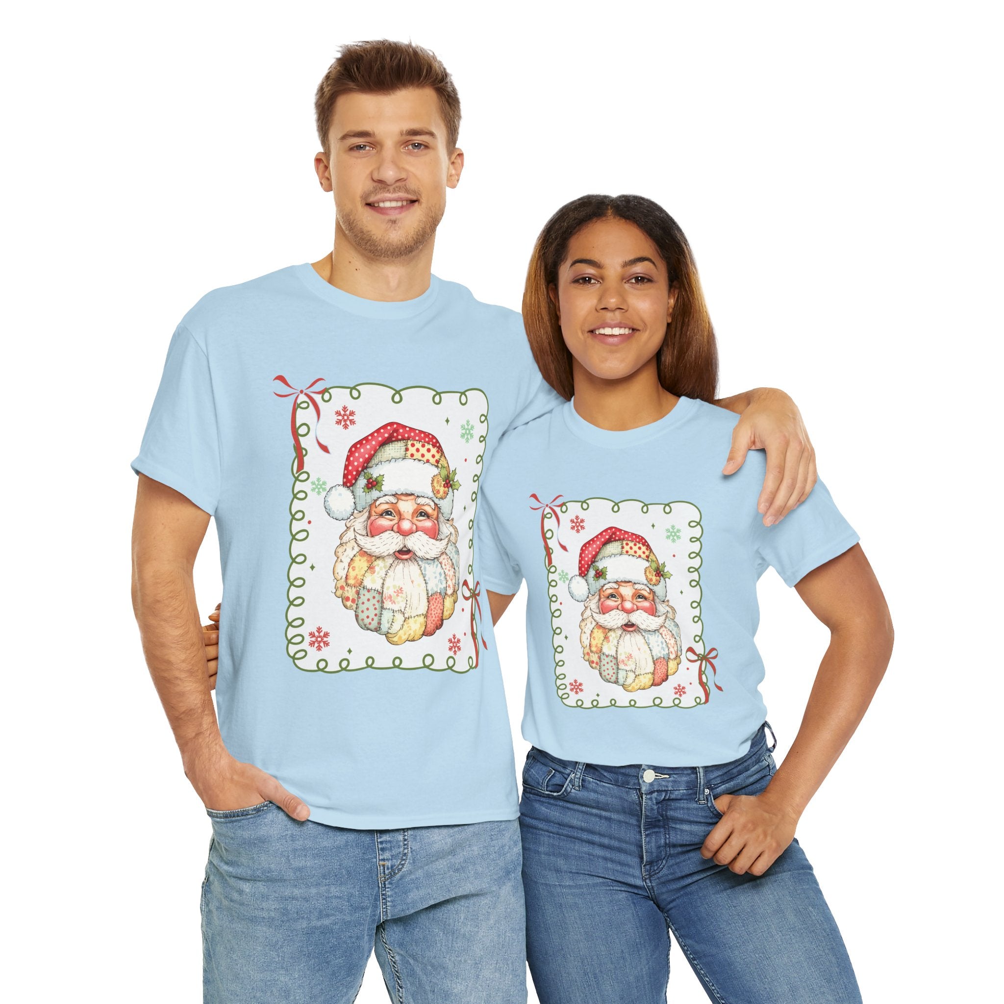 Santa Vintage Unisex Cotton Tee