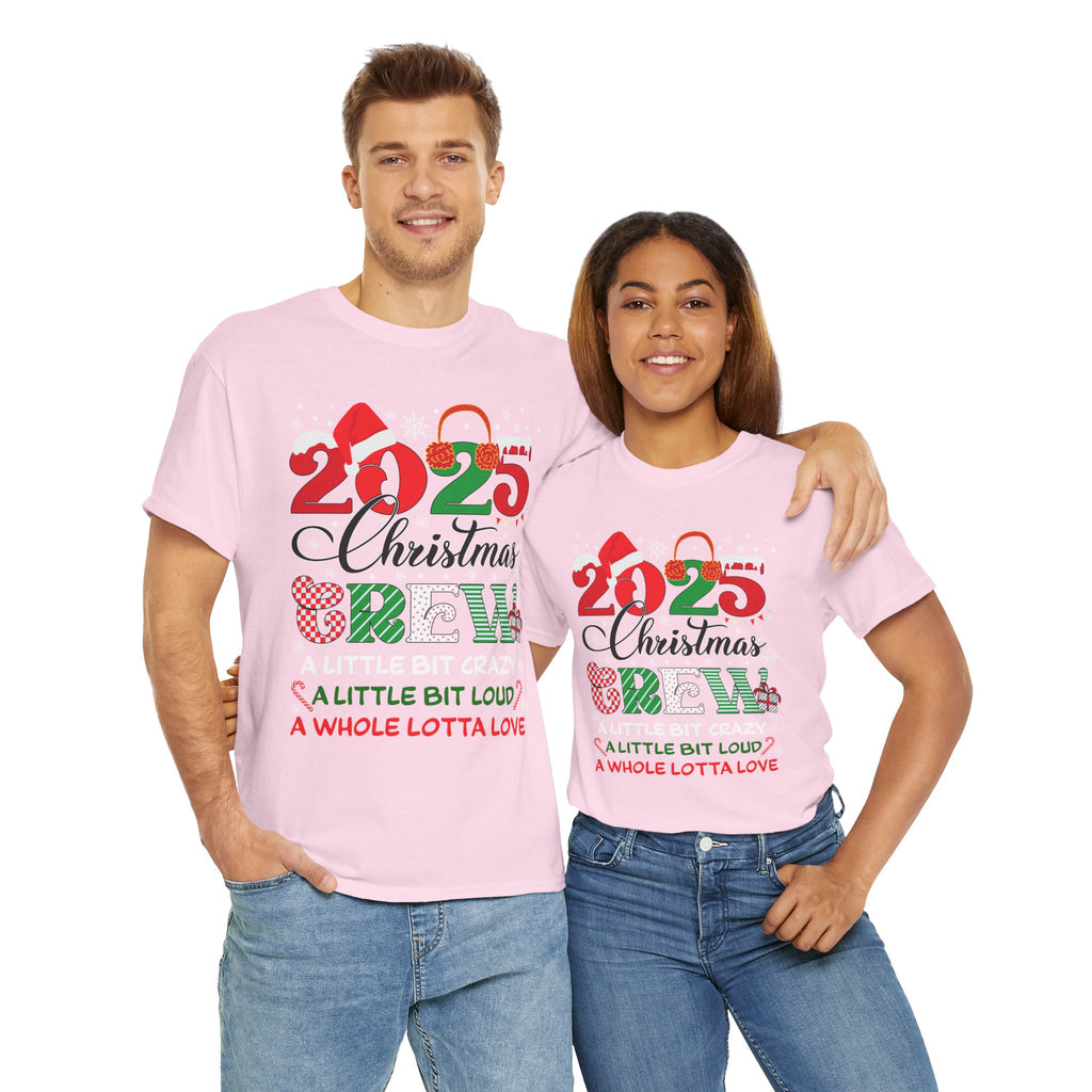 Christmas Crew 2025 Unisex Cotton Tee
