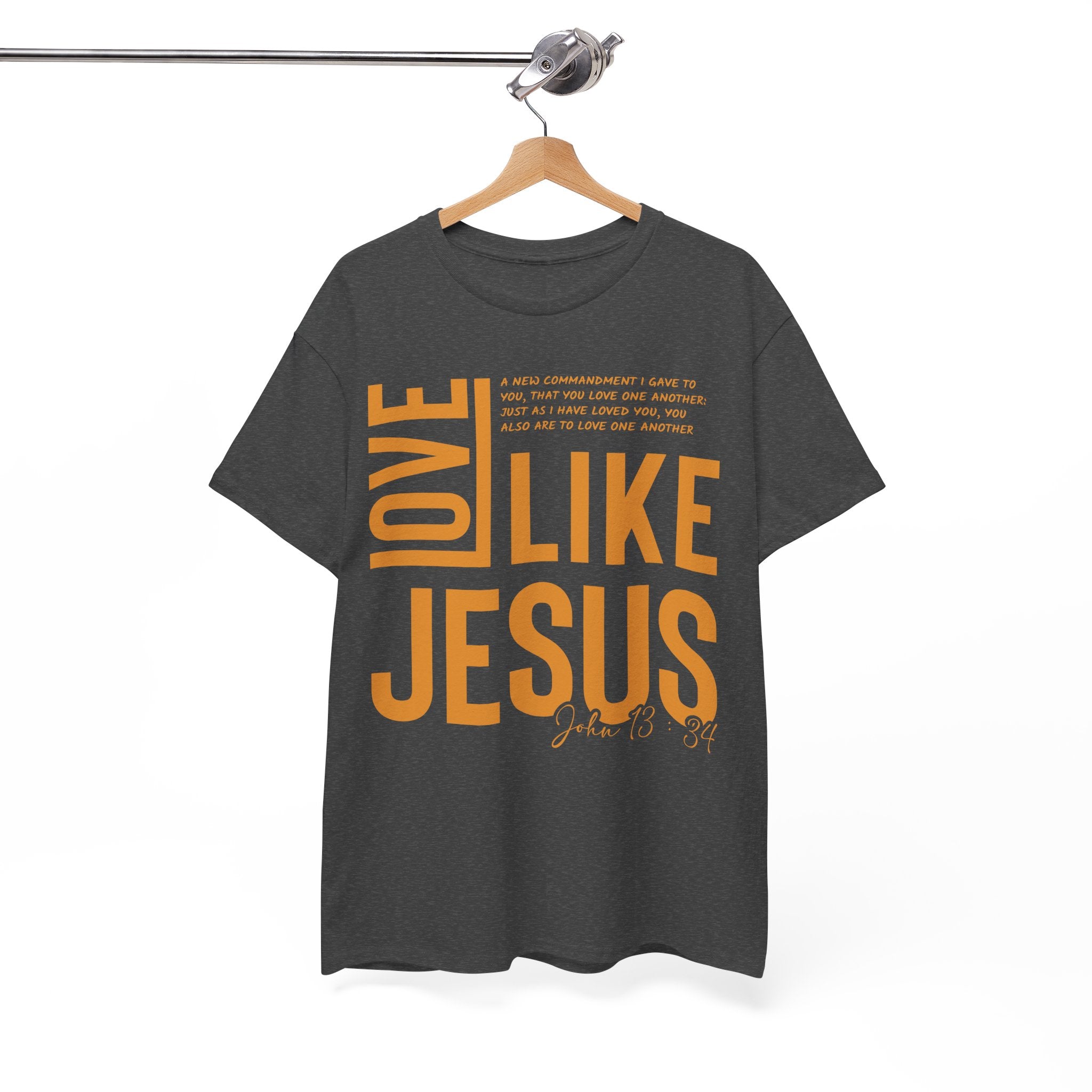 Love Like Jesus T-Shirt — John 13:34 Christian Unisex Cotton Tee