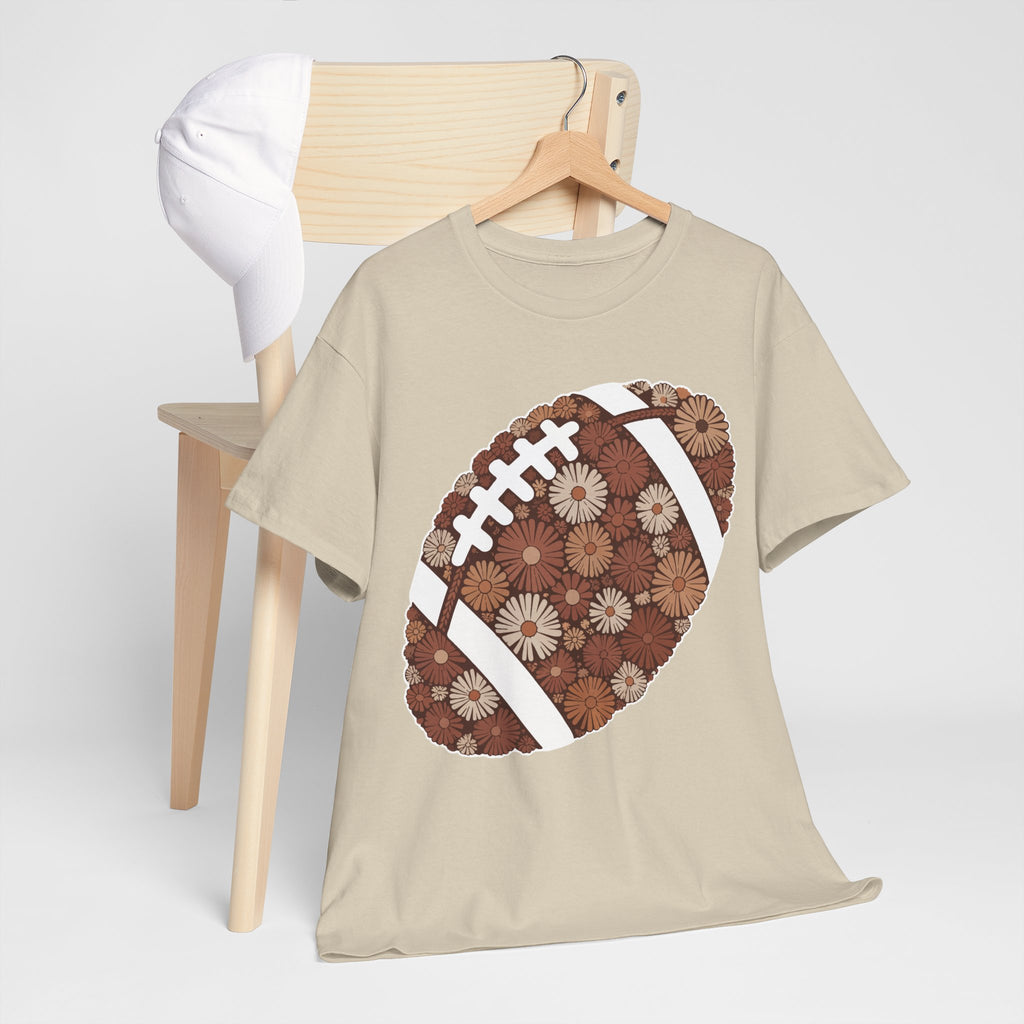 Game Day Touch Down Football Tee — Helmets, Flags & Cheer Icons Unisex Cotton Tee