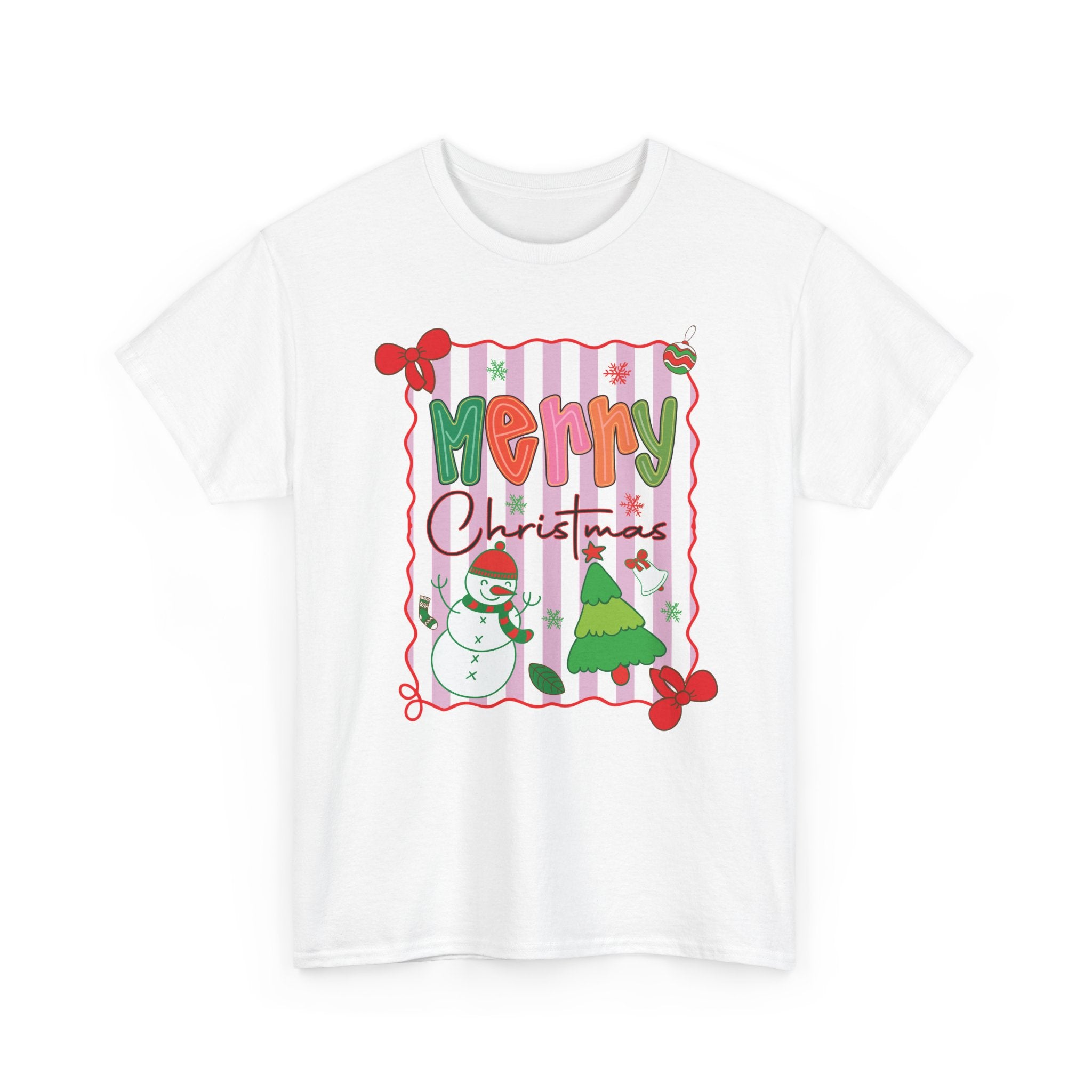 Christmas Snowman Unisex Cotton Tee