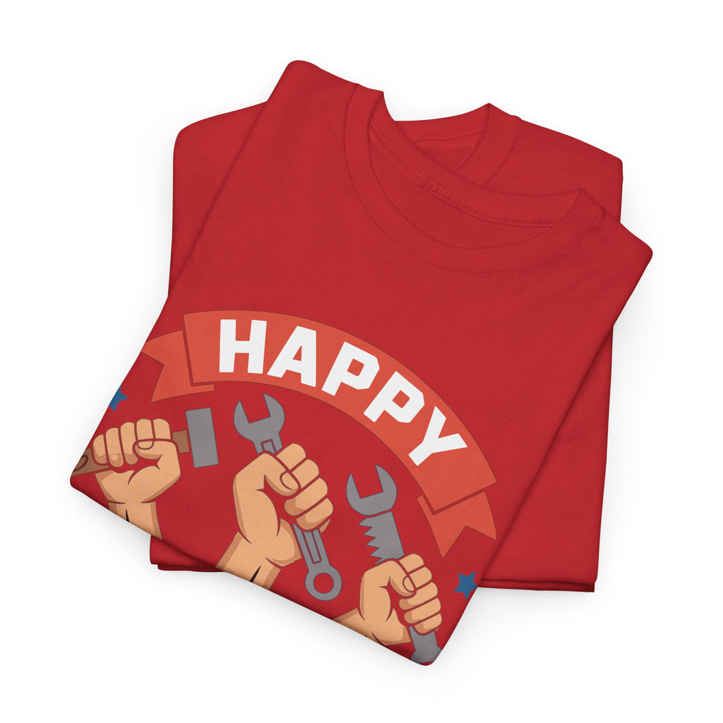 Happy US Labour Day Unisex Heavy Cotton T-Shirt