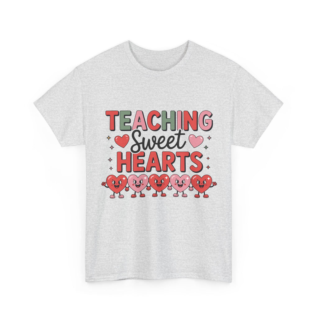 Teaching Sweet Hearts Valentine Teacher Unisex Cotton T-Shirt