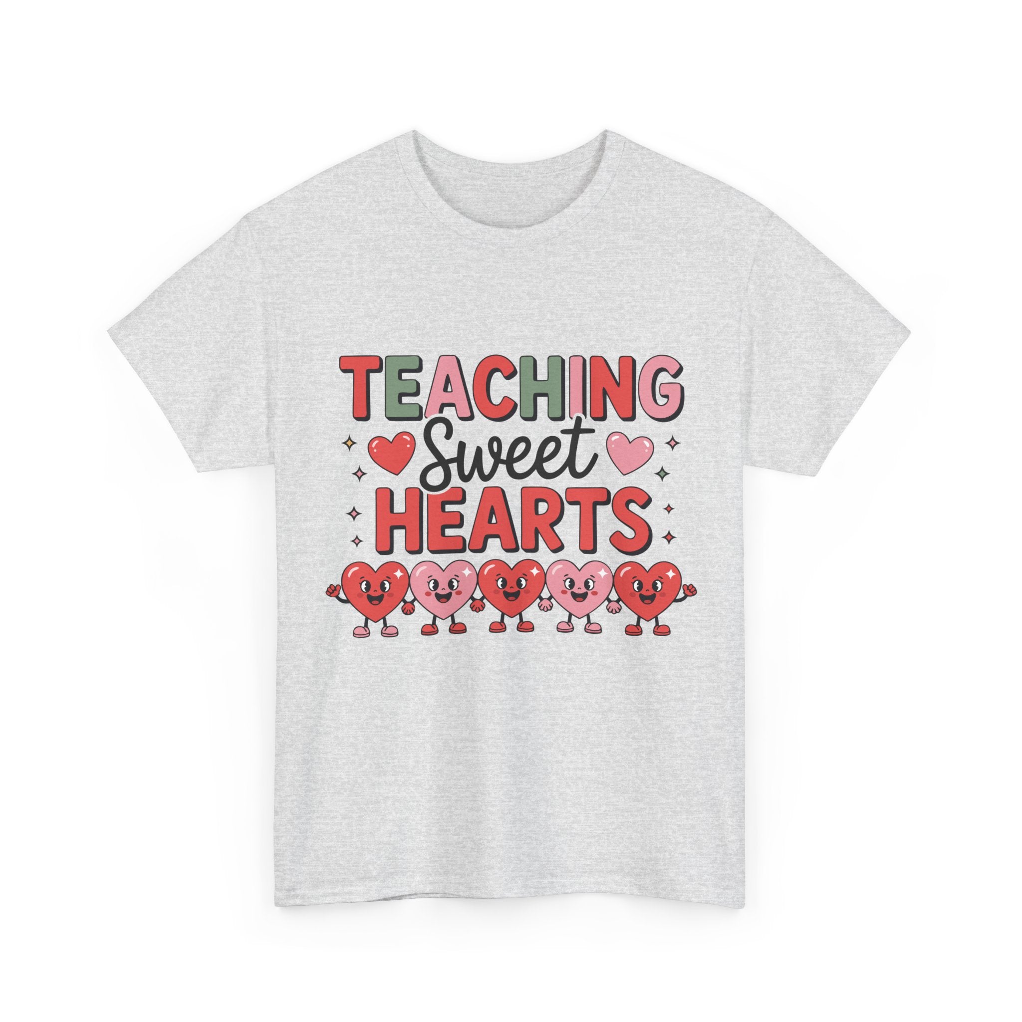 Teaching Sweet Hearts Valentine Teacher Unisex Cotton T-Shirt