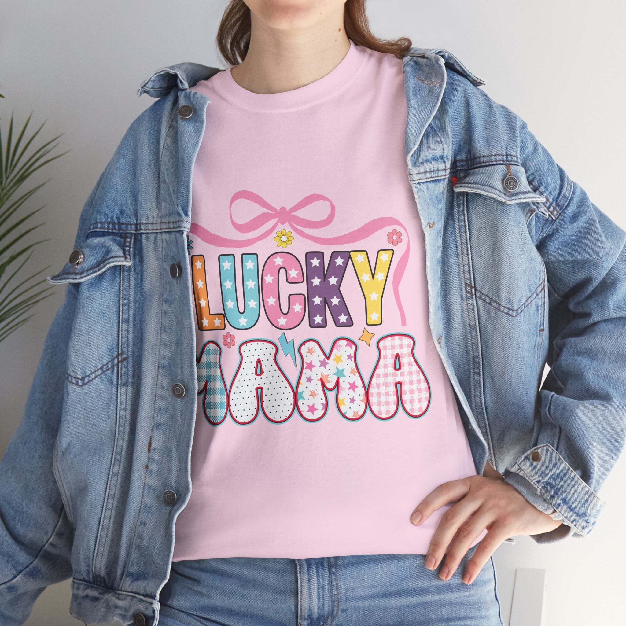 Lucky Mama Unisex Cotton Tee