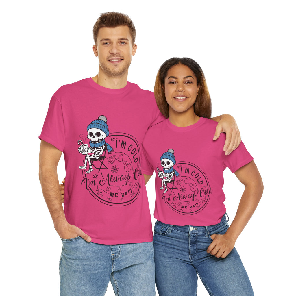 Cozy Skeleton Unisex Cotton Tee