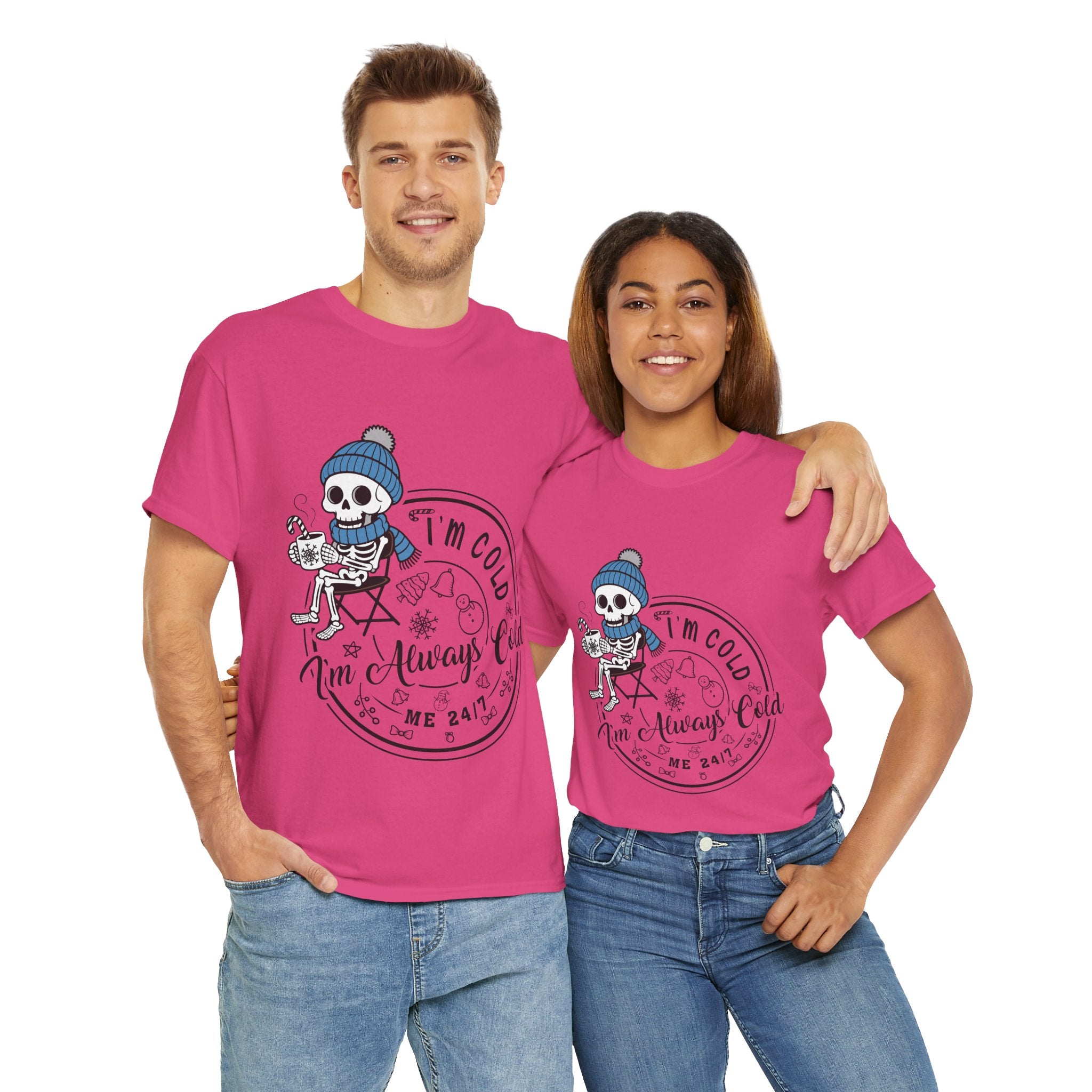 Cozy Skeleton Unisex Cotton Tee
