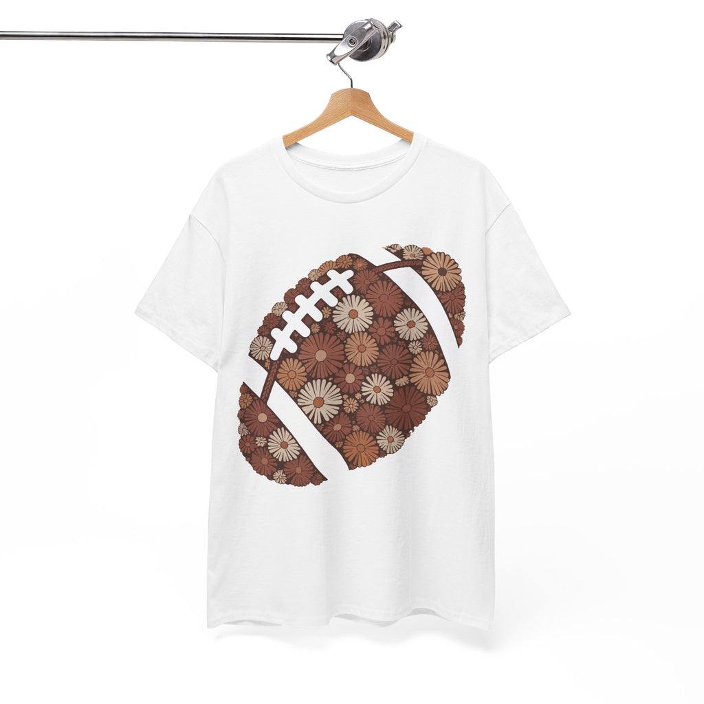 Game Day Touch Down Football Tee — Helmets, Flags & Cheer Icons Unisex Cotton Tee