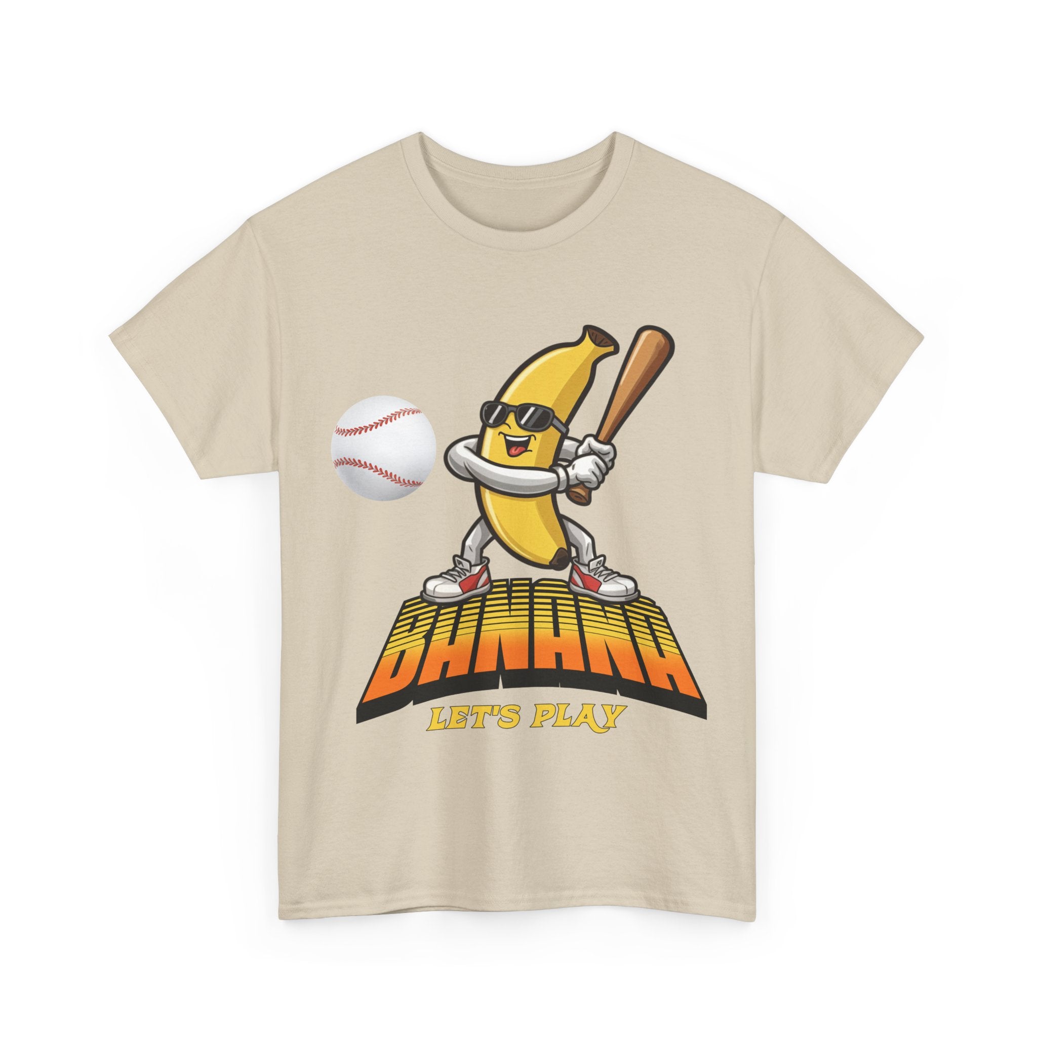 Banana Playing Baseball Tee
