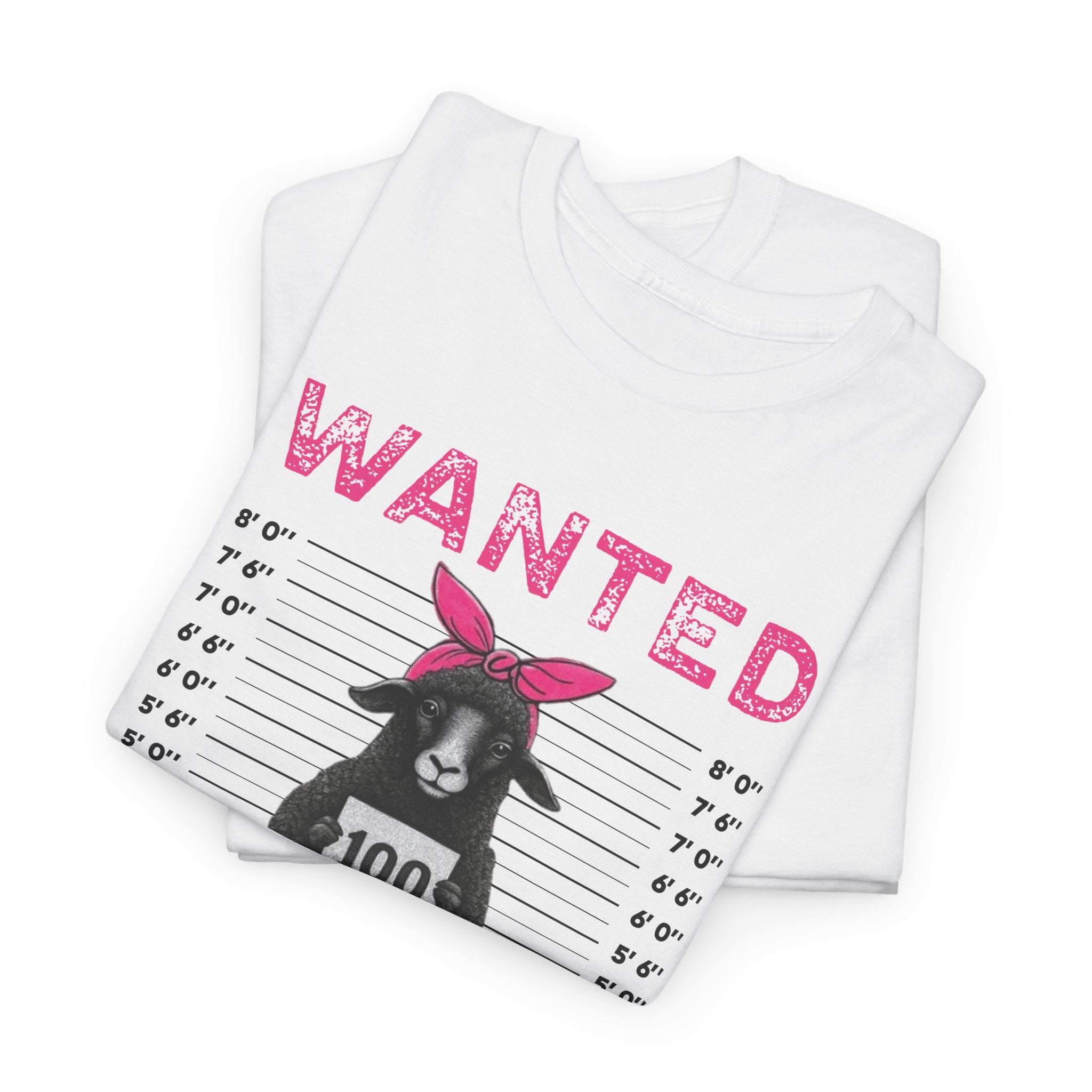 WANTED Black Sheep 'I Once Was Lost But Now I Am Found' Unisex Cotton T-Shirt