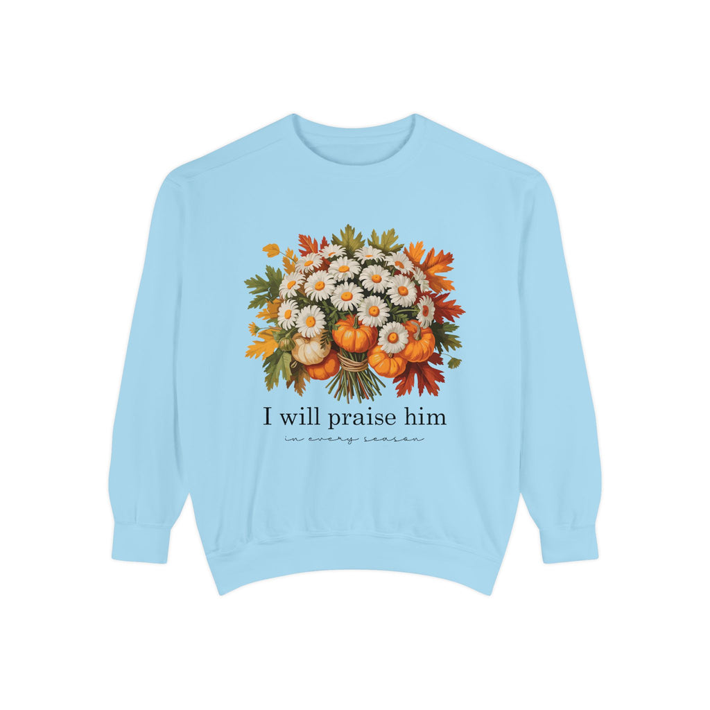 Praise Him Floral Sweatshirt- Unisex