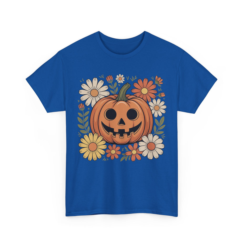 Halloween Pumpkin Unisex Cotton Tee