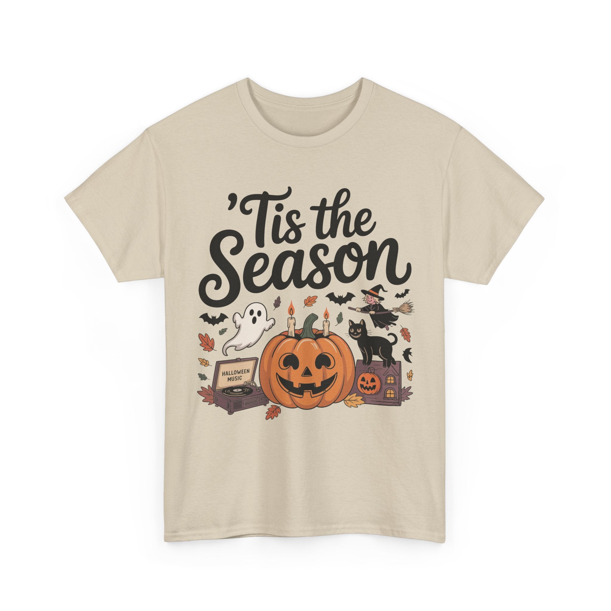 Holiday Season Unisex Cotton T-Shirt - Tis the Season Design