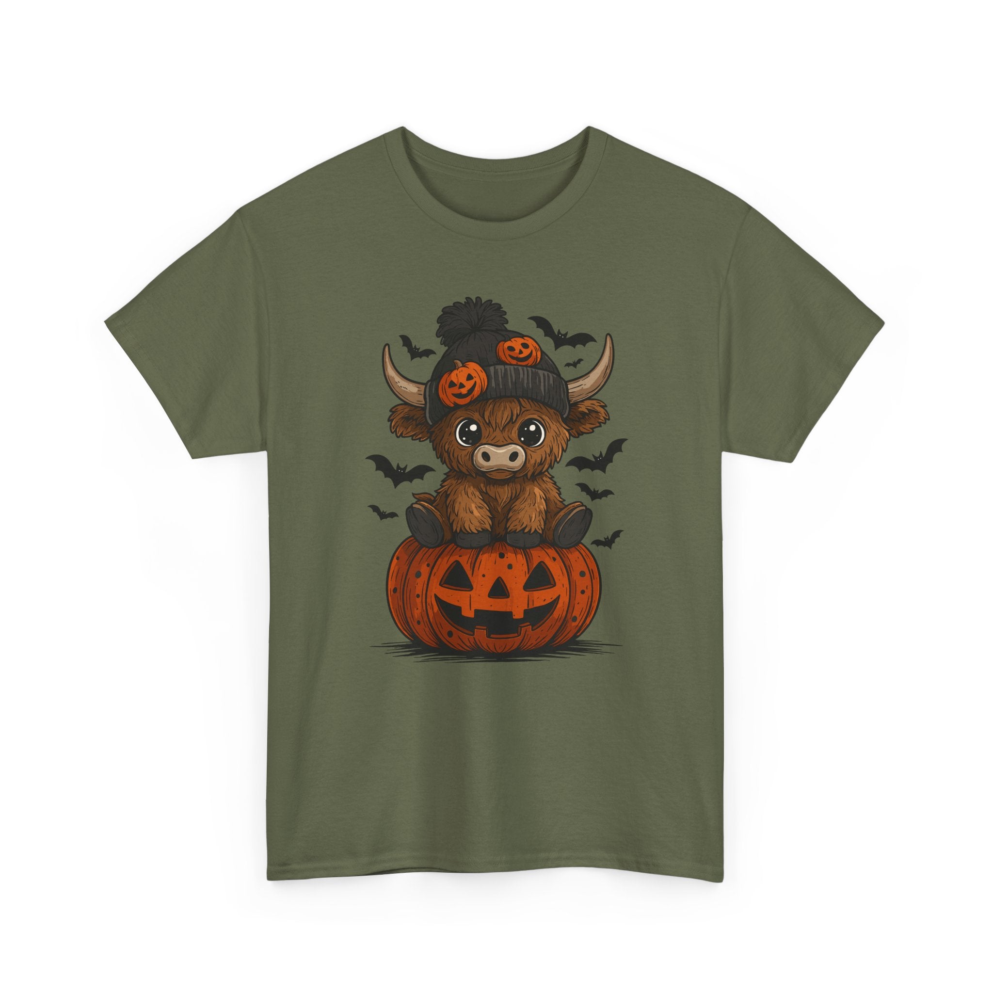 Halloween Cow Unisex Cotton Tshirt