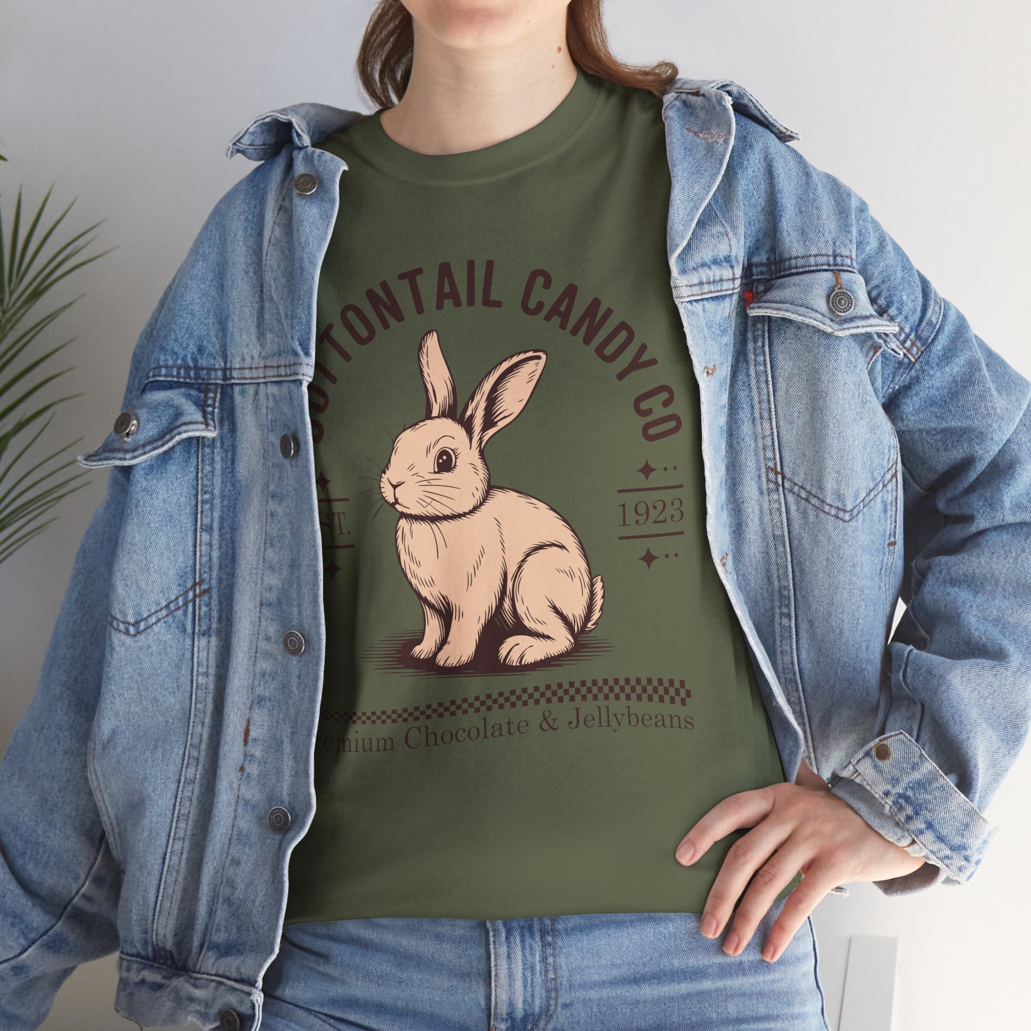 Cottontail Candy Co. Vintage Bunny Unisex Cotton Tee