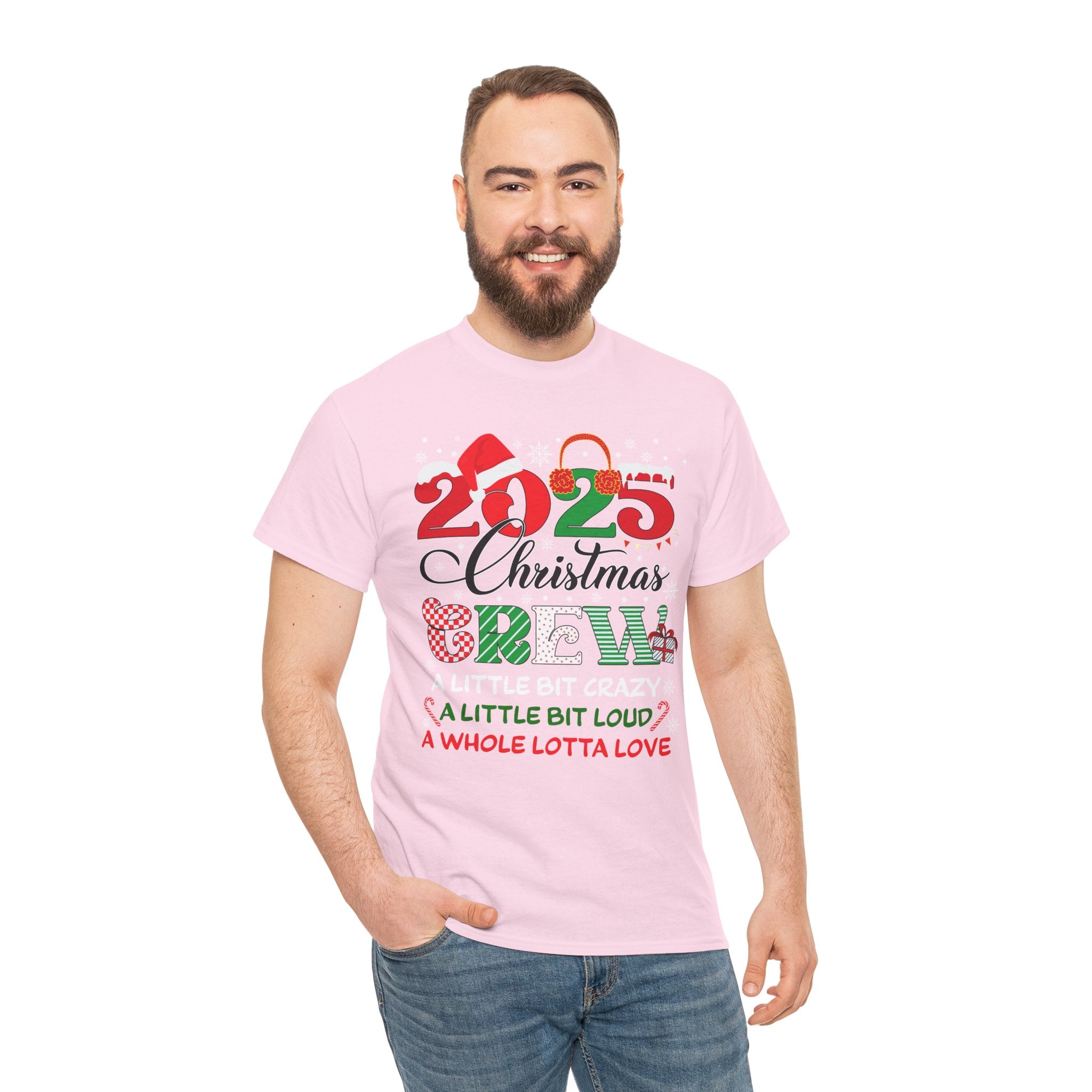 Christmas Crew 2025 Unisex Cotton Tee