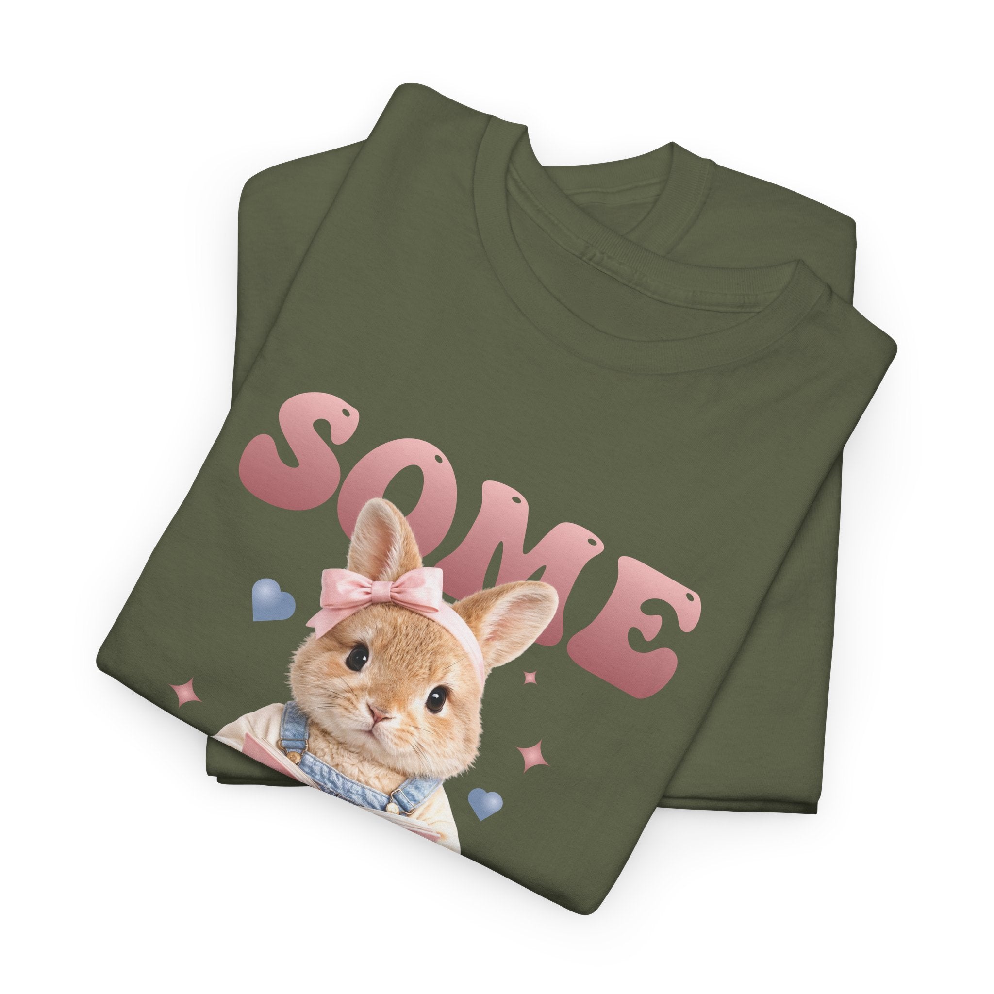 Some Bunny Loves Jesus Bunny Bible Unisex Cotton Tee