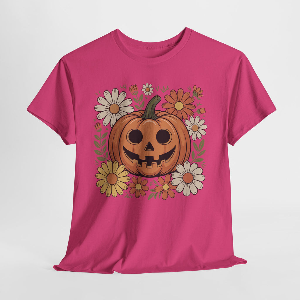 Halloween Pumpkin Unisex Cotton Tee