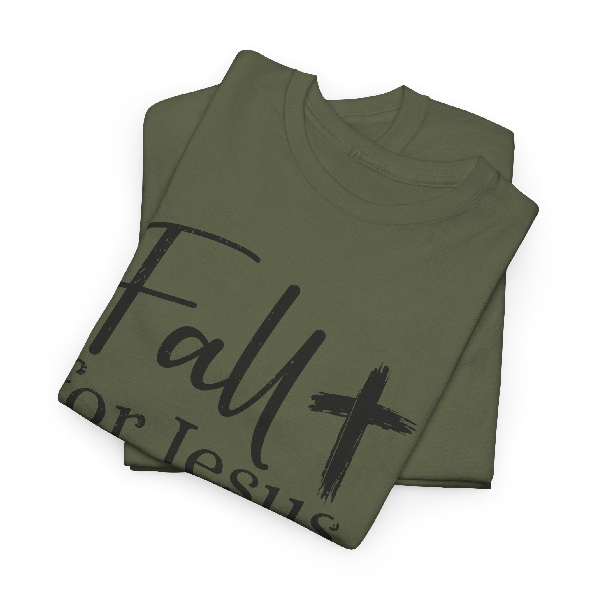 Fall for Jesus Pumpkin Church Unisex Cotton T-Shirt