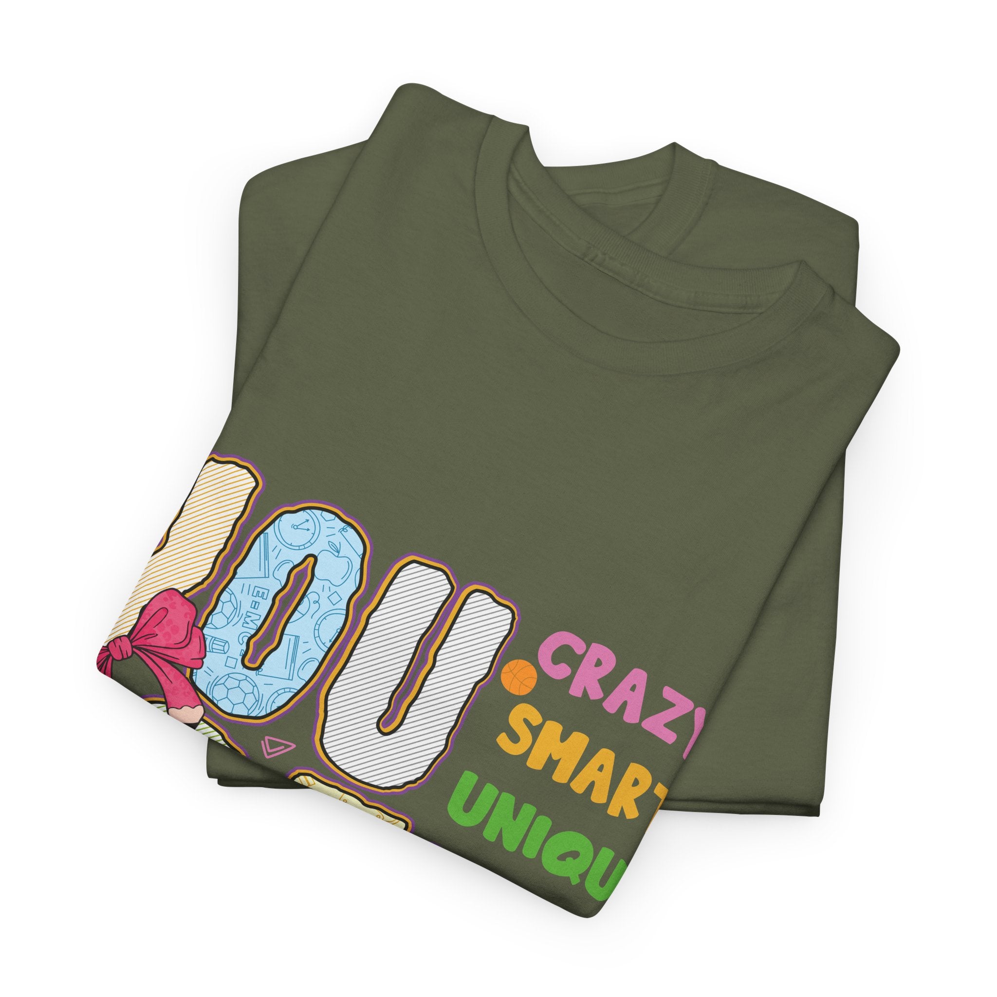 Empowering Quote Unisex Tee - Crazy, Smart, Unique, Strong, Loved, Helpful