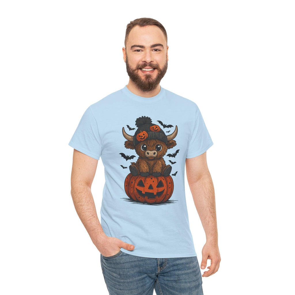 Halloween Cow Unisex Cotton Tshirt