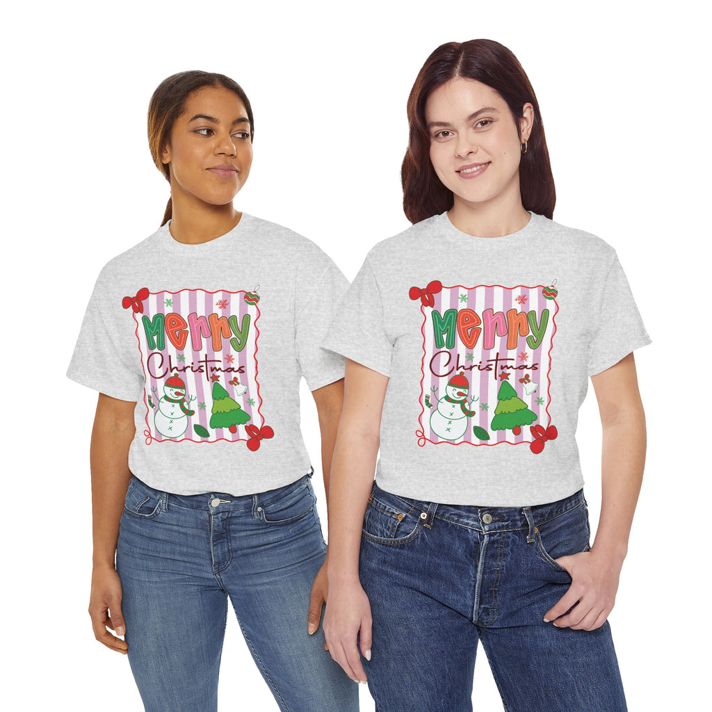 Christmas Snowman Unisex Cotton Tee
