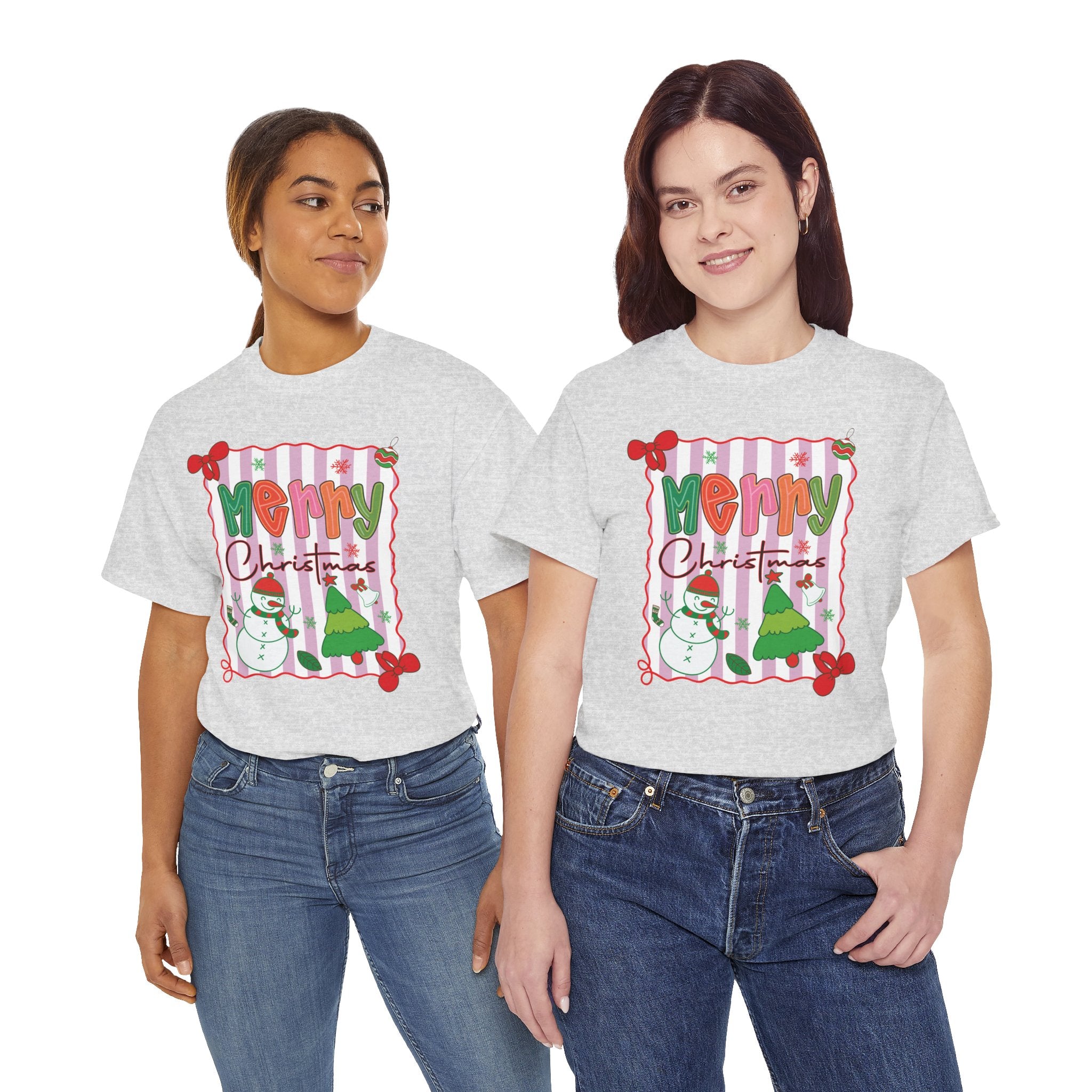 Christmas Snowman Unisex Cotton Tee