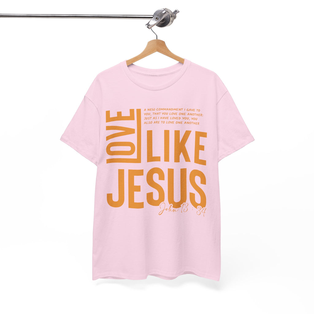 Love Like Jesus T-Shirt — John 13:34 Christian Unisex Cotton Tee