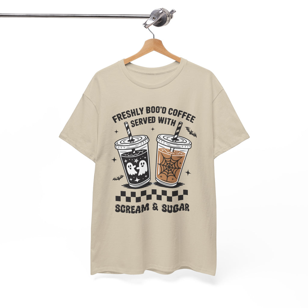 Halloween Iced Coffee Unisex Cotton Tee