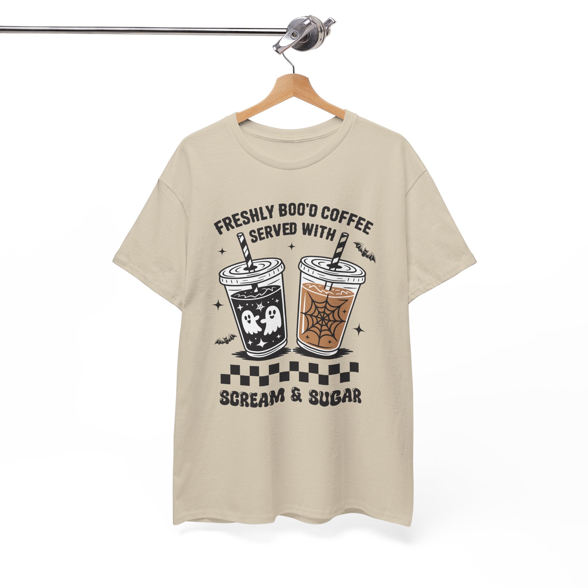 Halloween Iced Coffee Unisex Cotton Tee