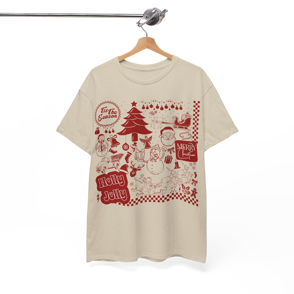 Christmas Festive Unisex Cotton T-shirt