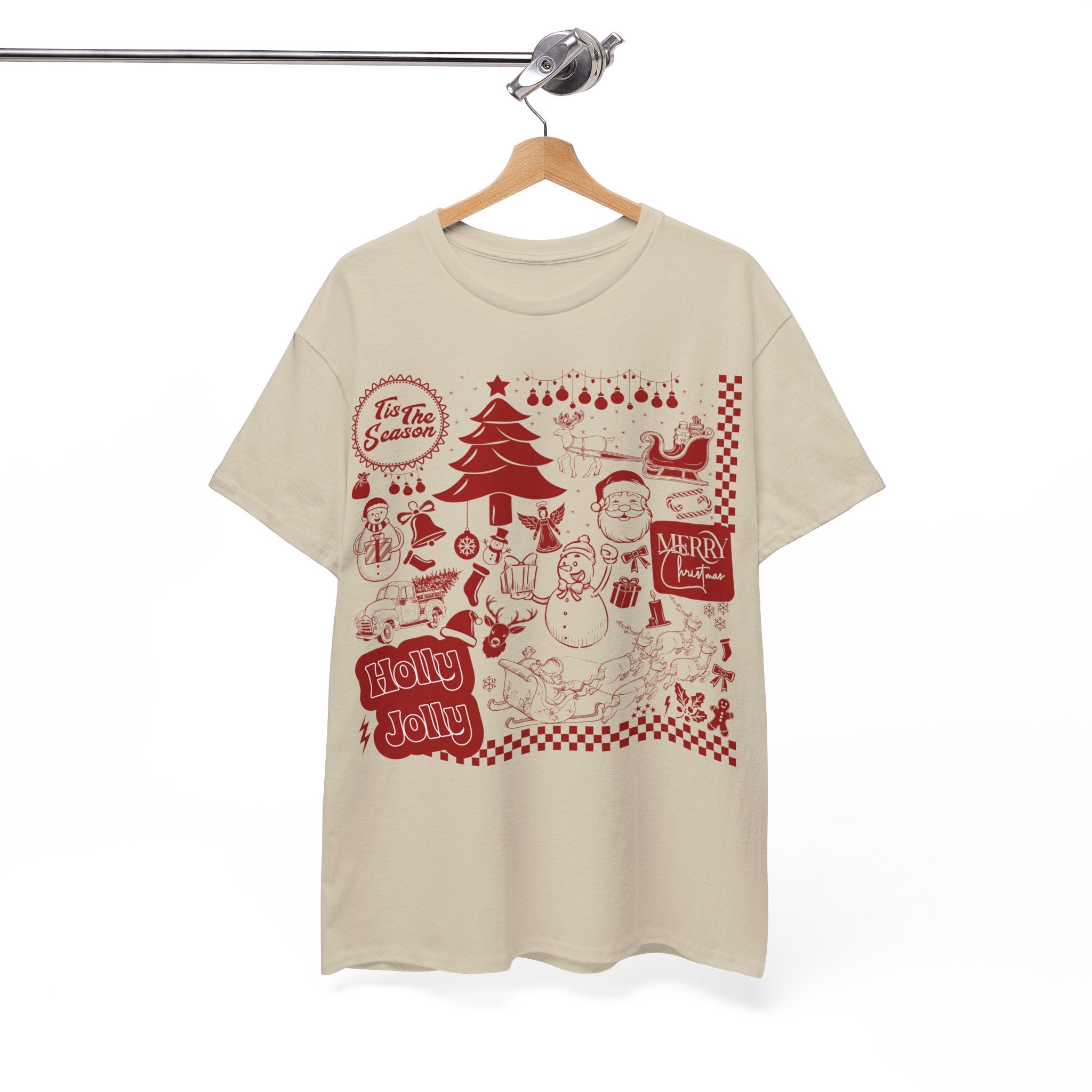 Christmas Festive Unisex Cotton T-shirt