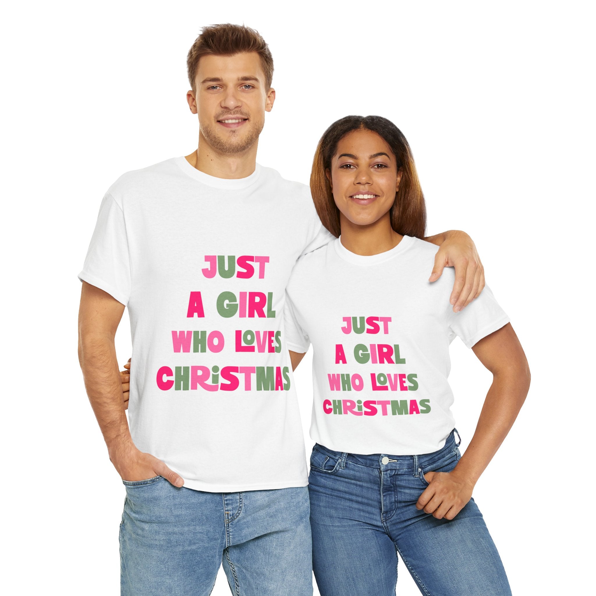 Christmas Text Unisex Cotton Tee