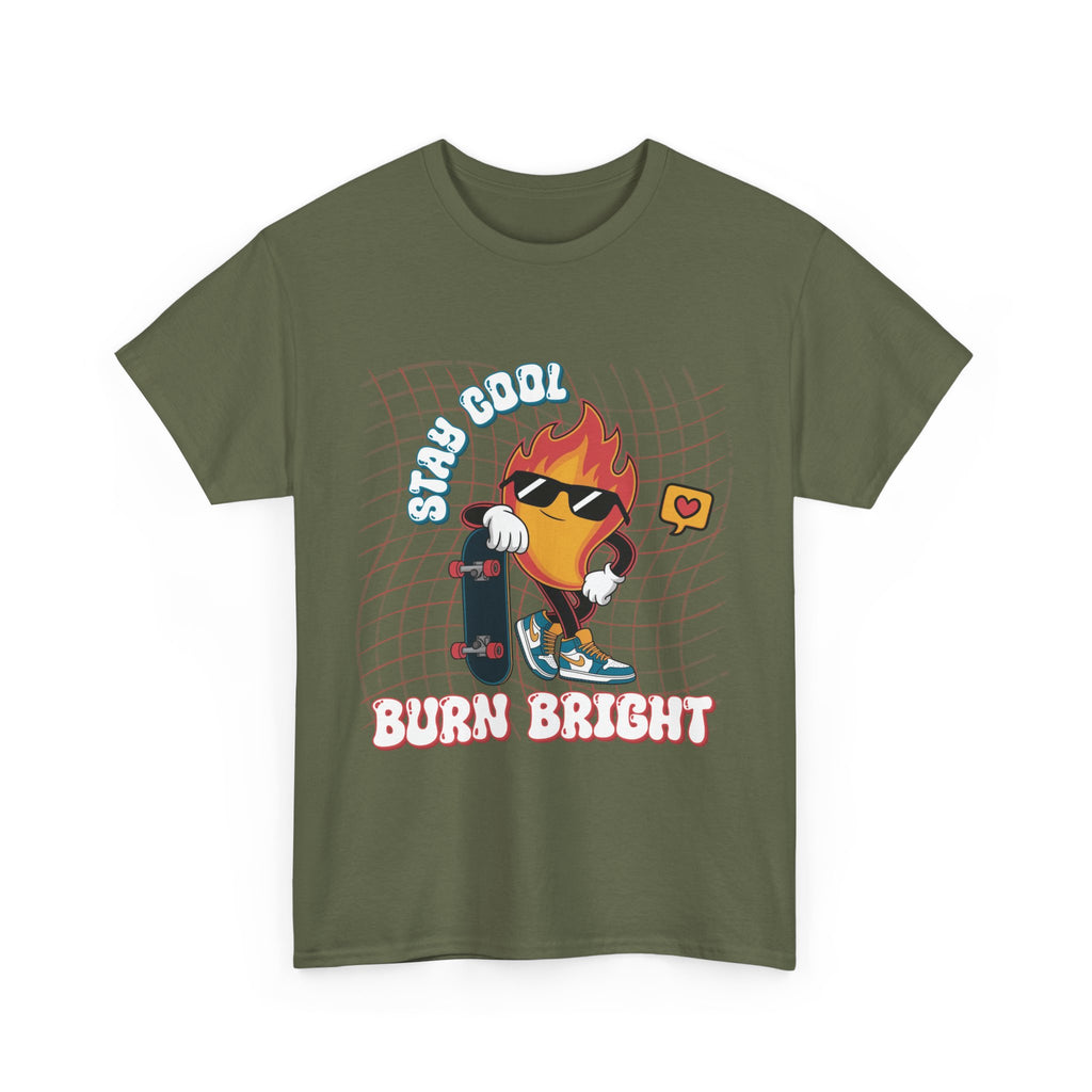 Stay Cool Burn Bright Unisex Tee