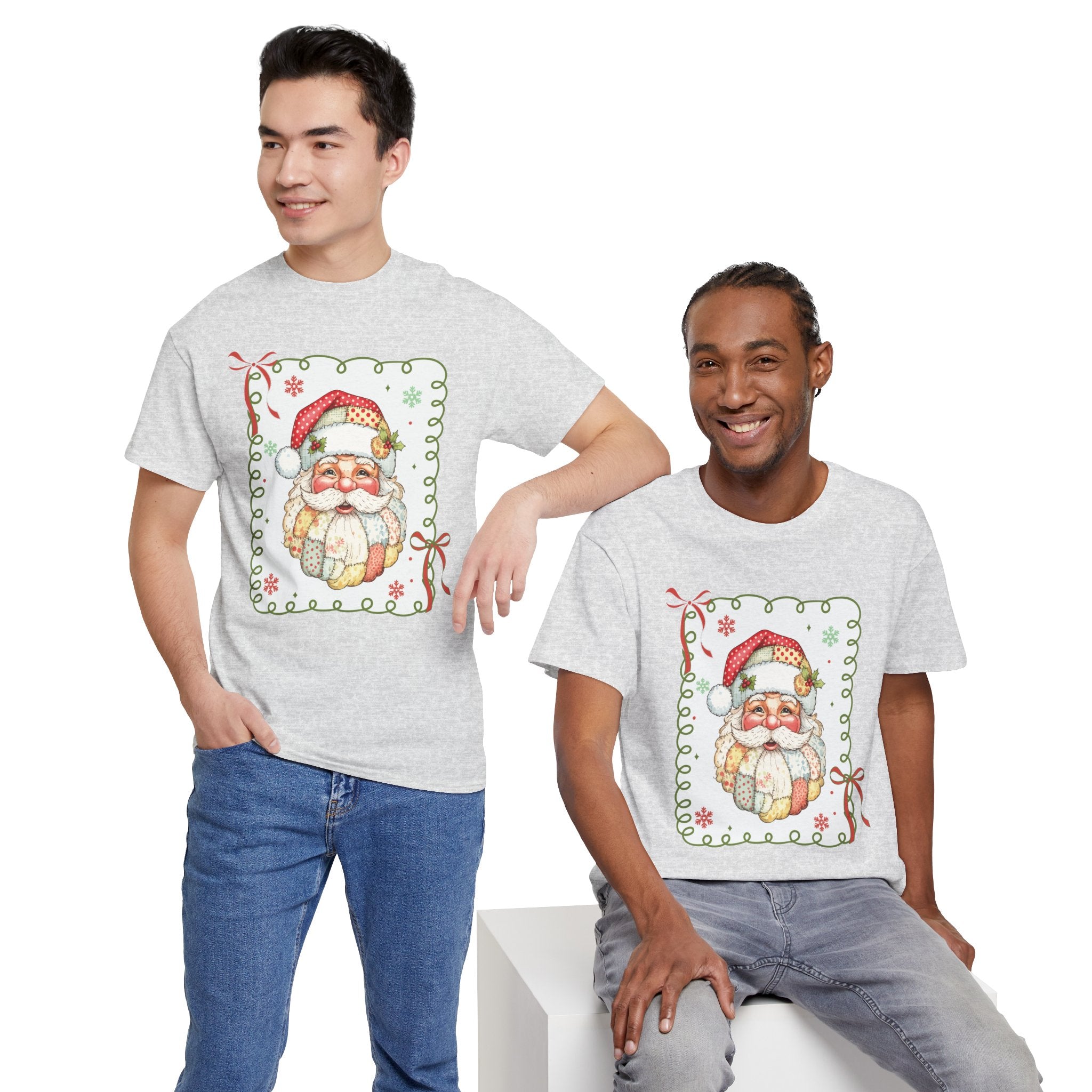 Santa Vintage Unisex Cotton Tee