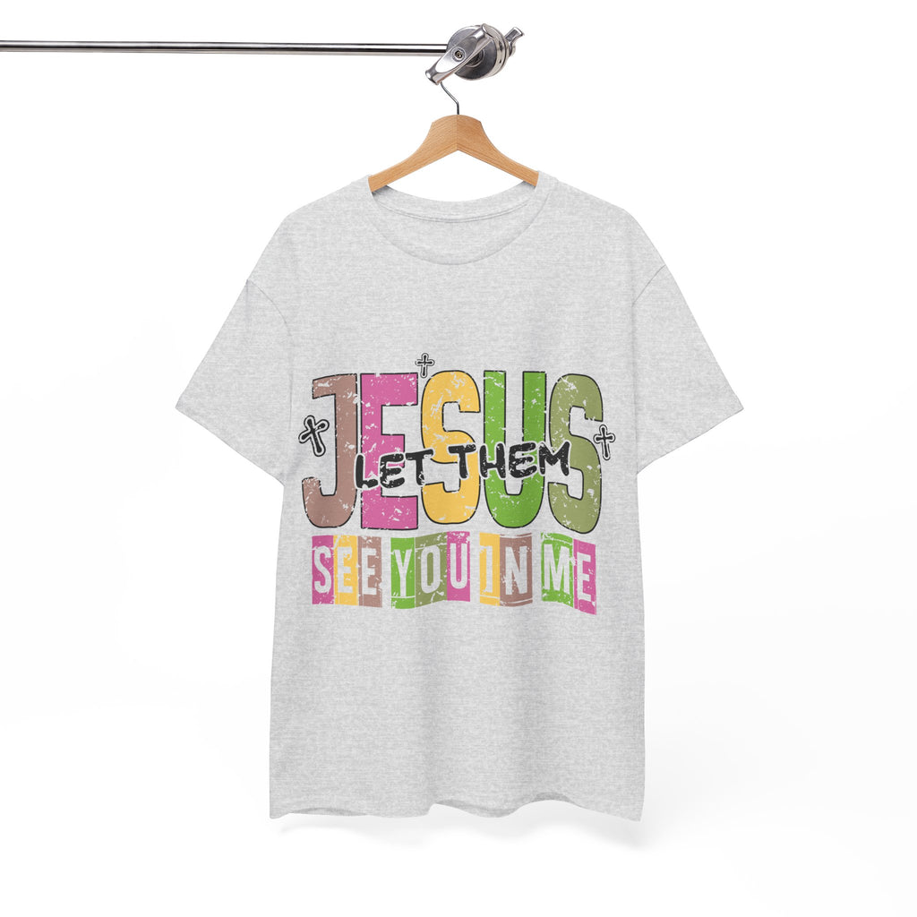 Jesus ‘See You In Me’ Distressed Pastel Unisex Cotton T-Shirt
