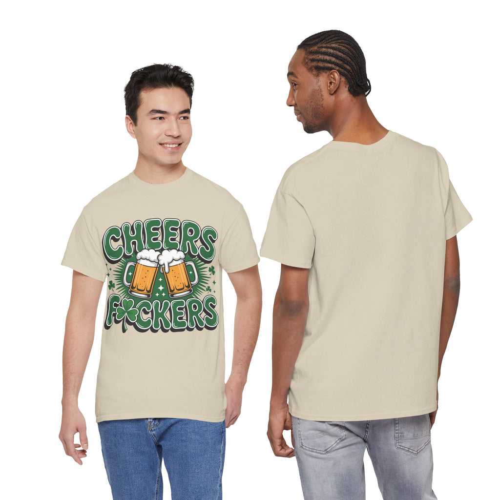 Cheers Fockers Beer Clinking Mugs Unisex Cotton T-Shirt