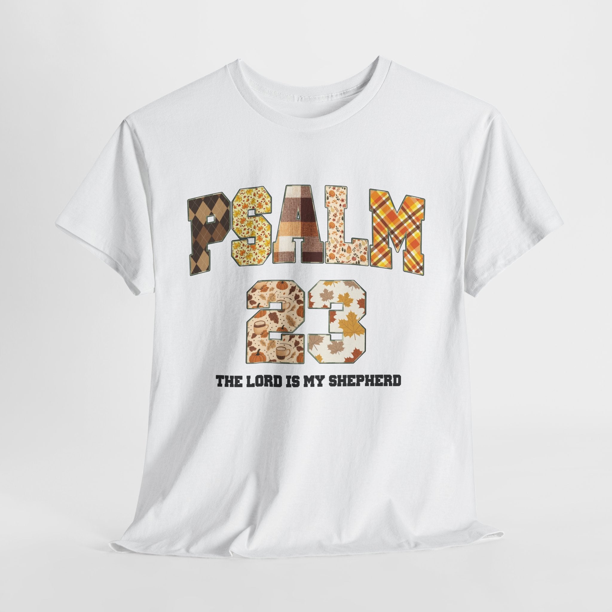 Psalm 23 Patchwork Unisex Cotton Tee