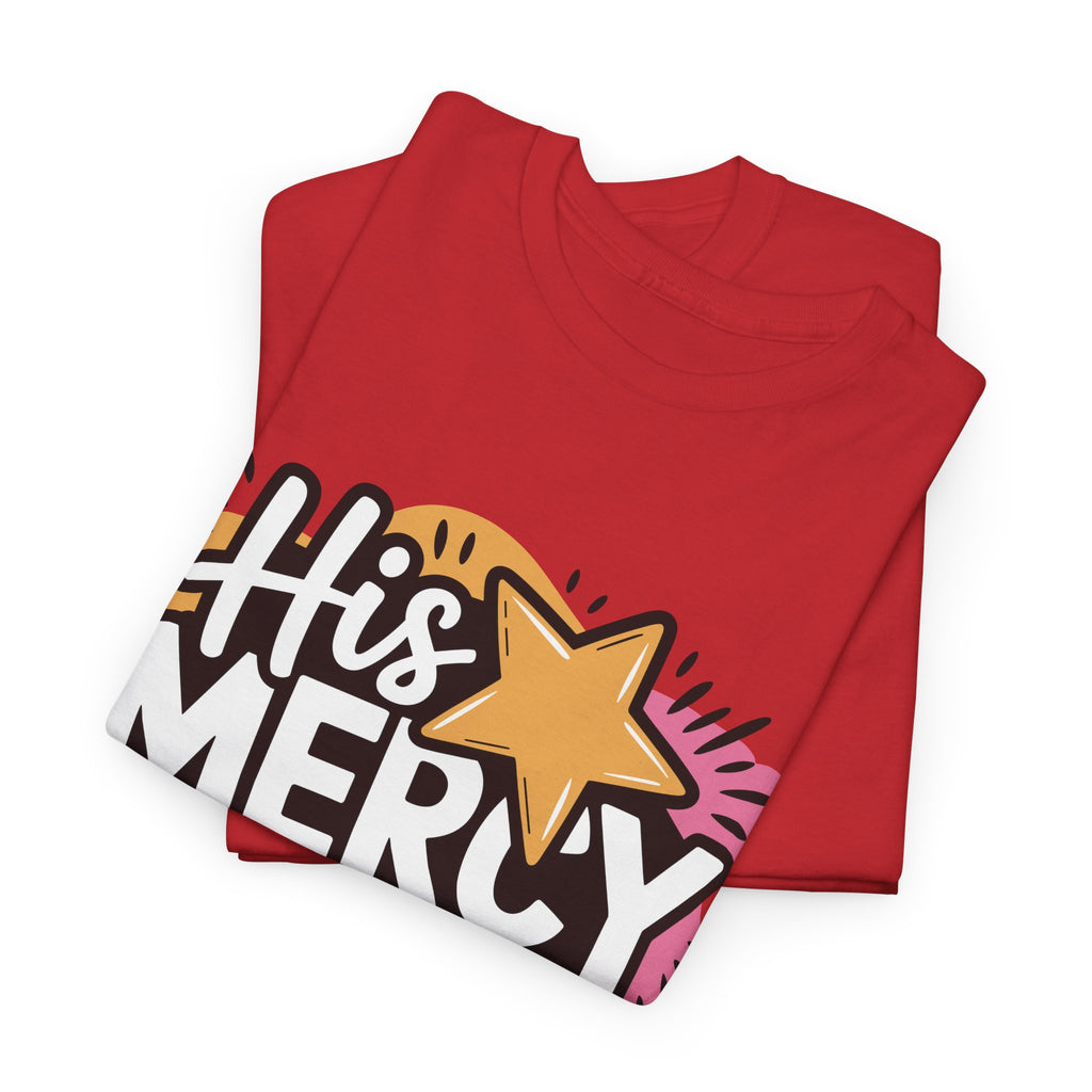 His Mercy Rewrote My Story Tee — Retro Christian Graphic T-Shirt
