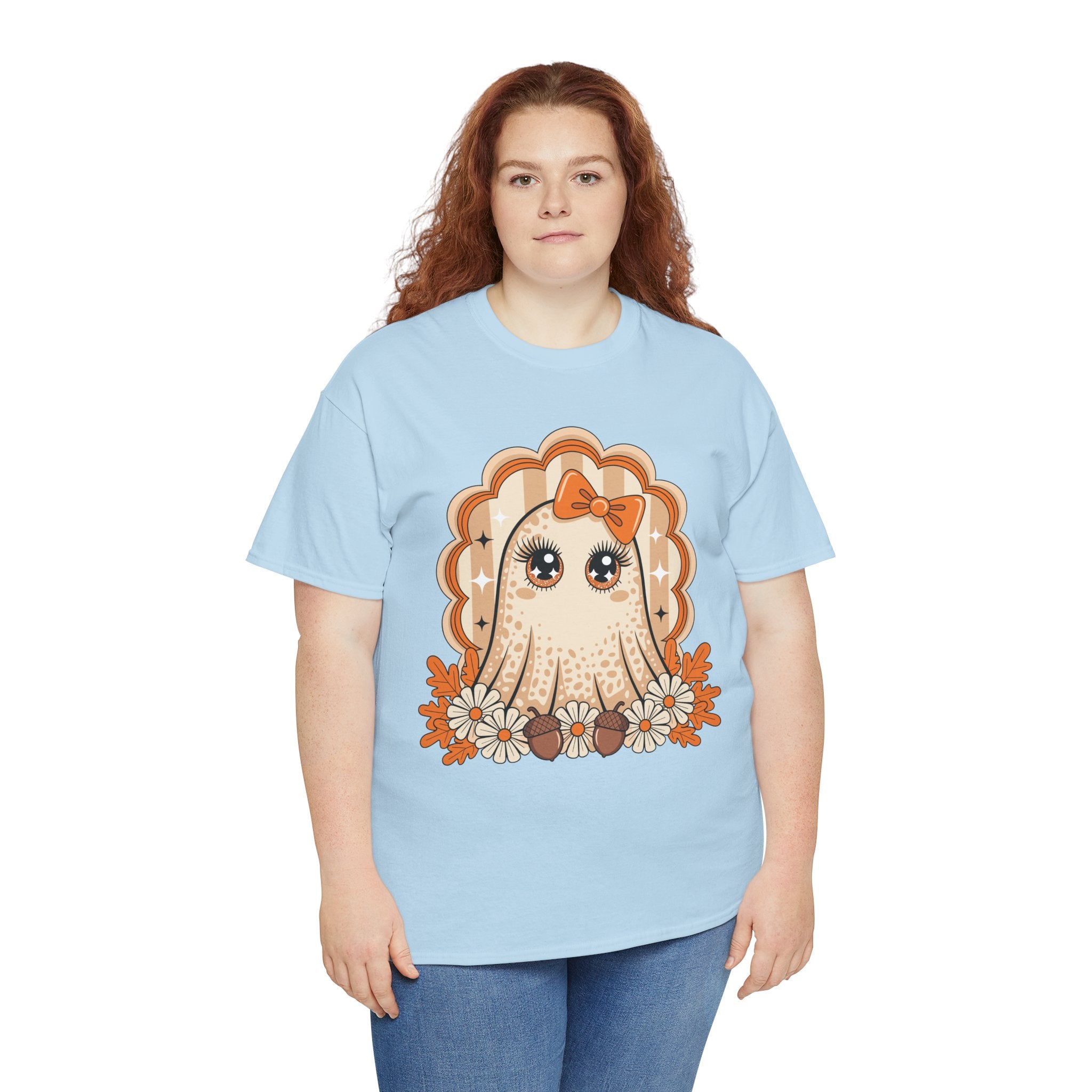 Ghost and Daisies Unisex Cotten Tee