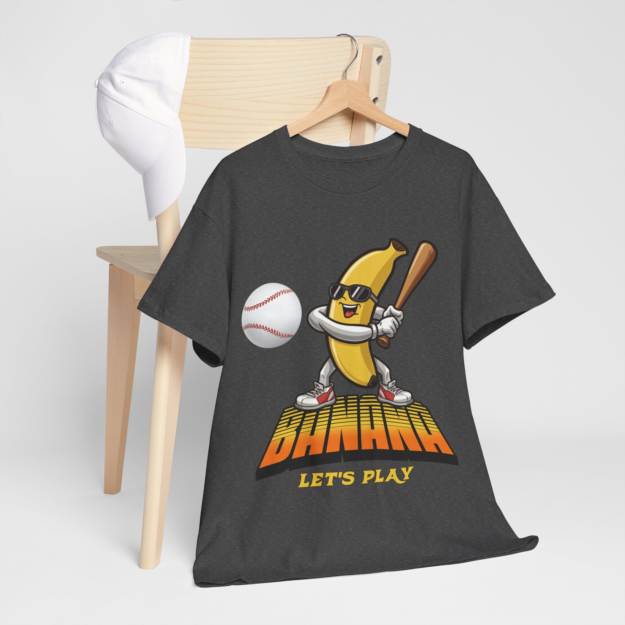 Banana Playing Baseball Tee