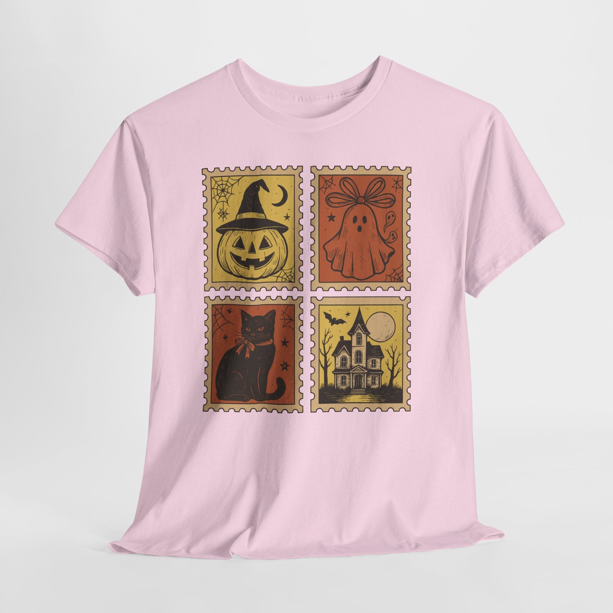 Halloween Stamp Collection Unisex Cotton Tee