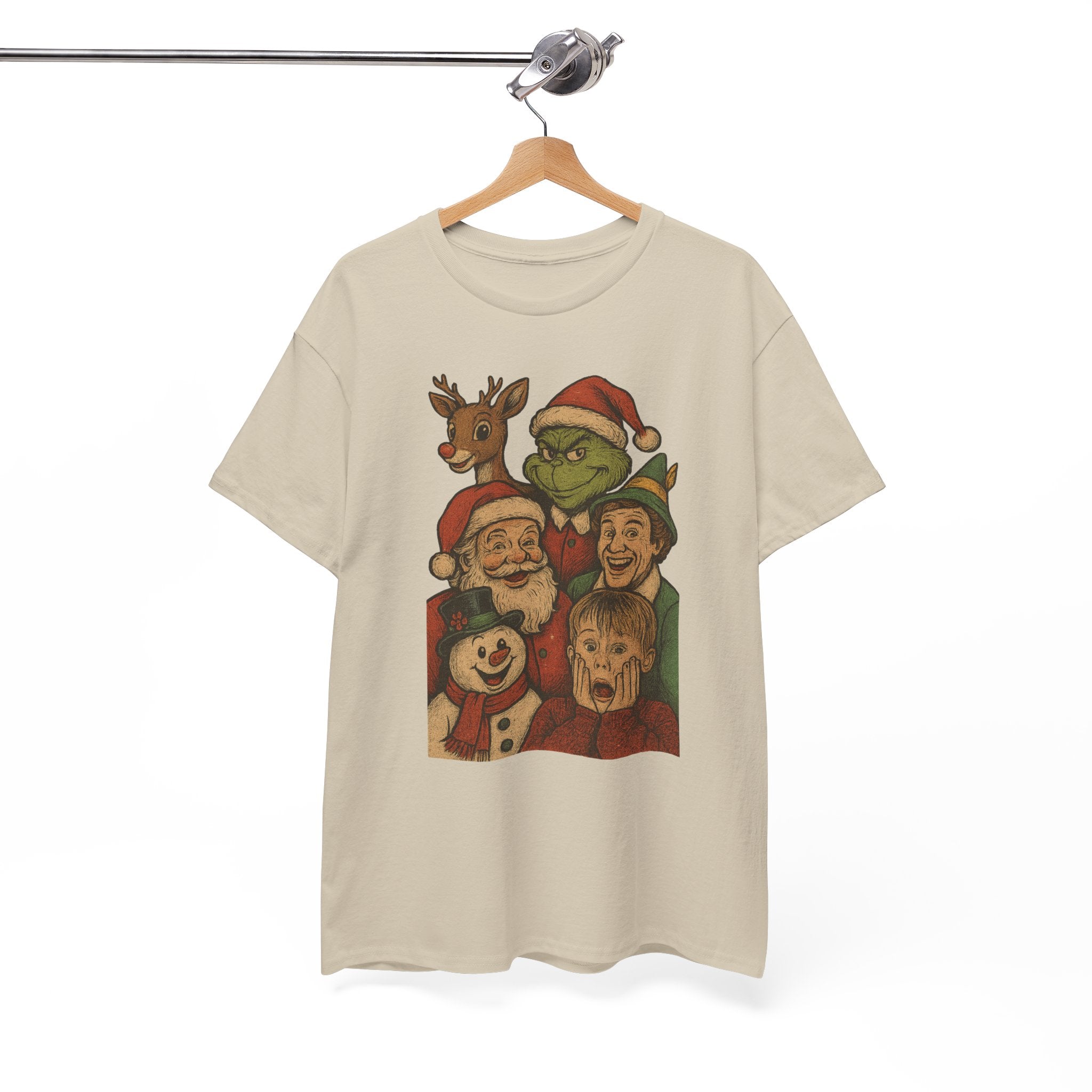Christmas Icon Vintage Unisex Cotton Tee