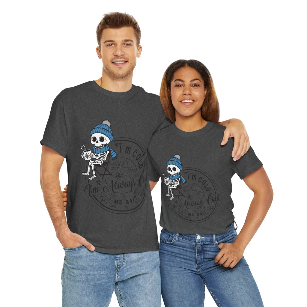 Cozy Skeleton Unisex Cotton Tee
