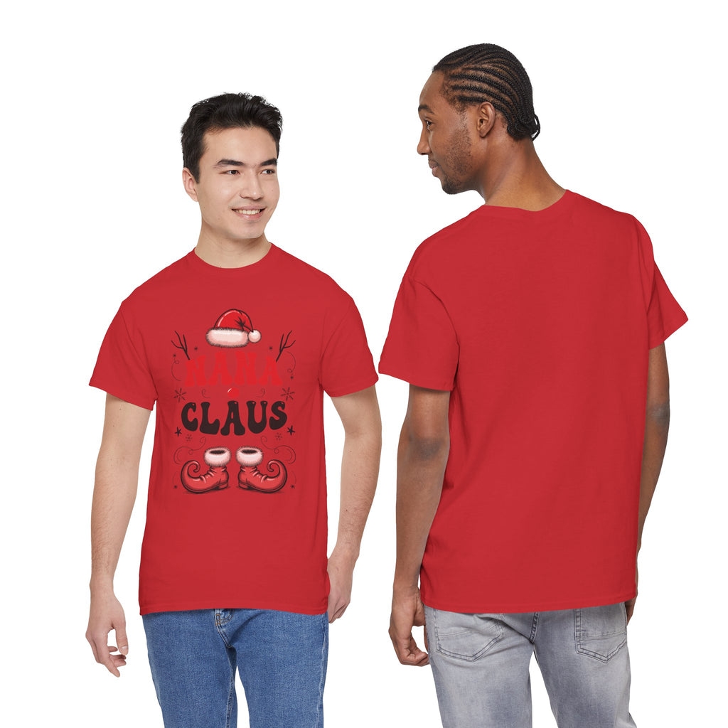 Nana Christmas T-Shirt — Santa Hat & Elf Boots Holiday Unisex Cotton Tee