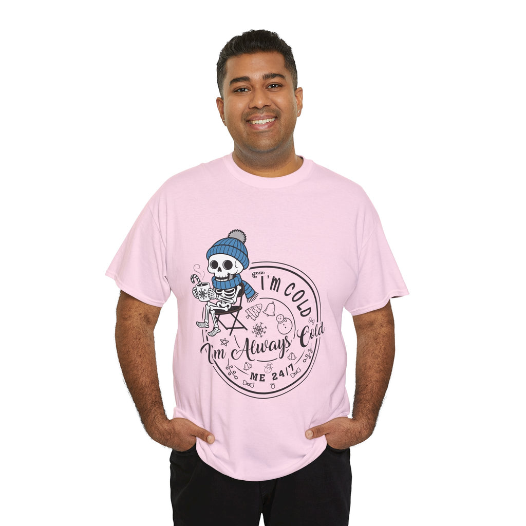 Cozy Skeleton Unisex Cotton Tee