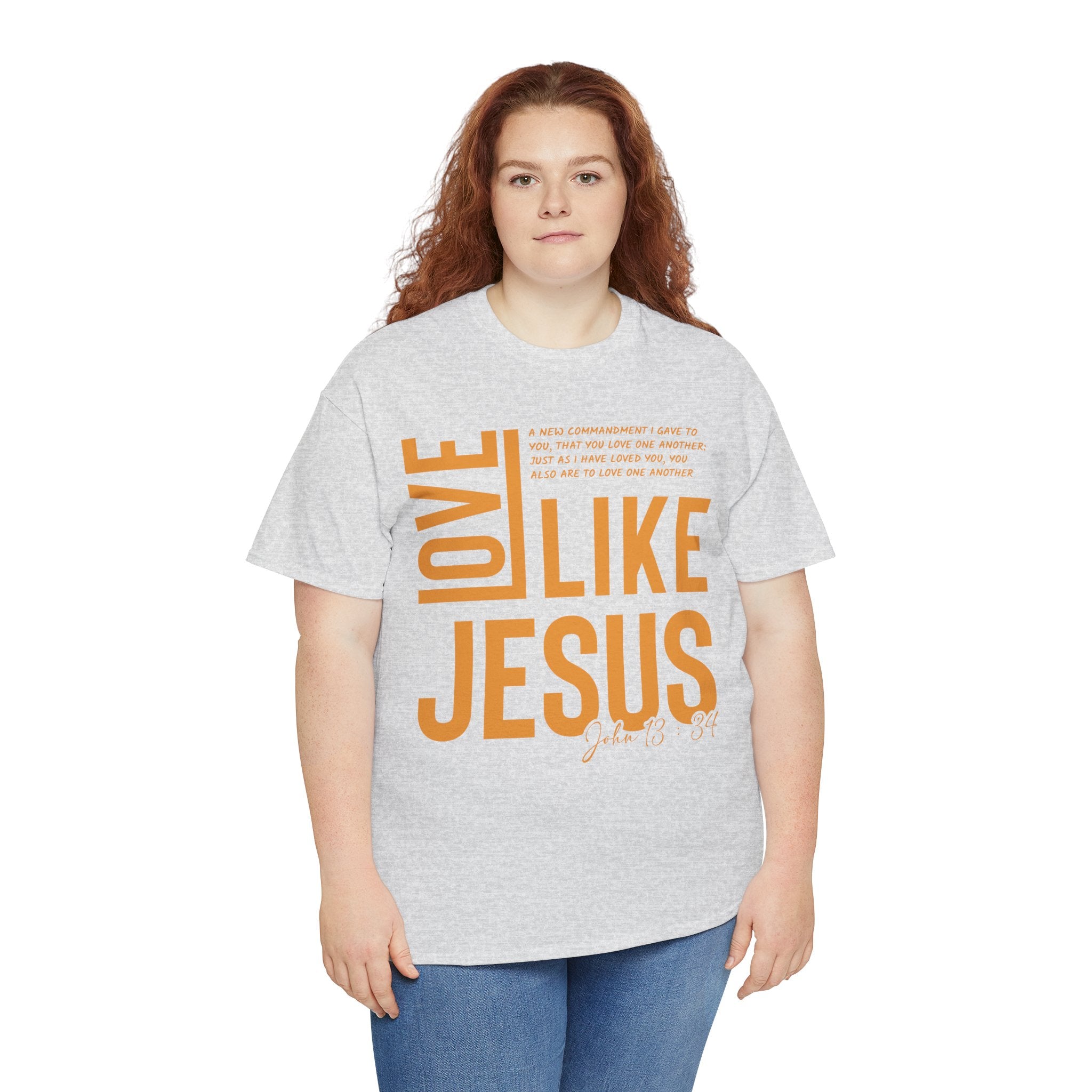 Love Like Jesus T-Shirt — John 13:34 Christian Unisex Cotton Tee
