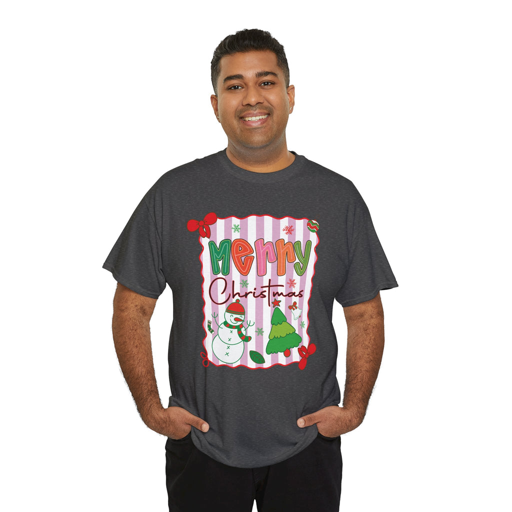 Christmas Snowman Unisex Cotton Tee