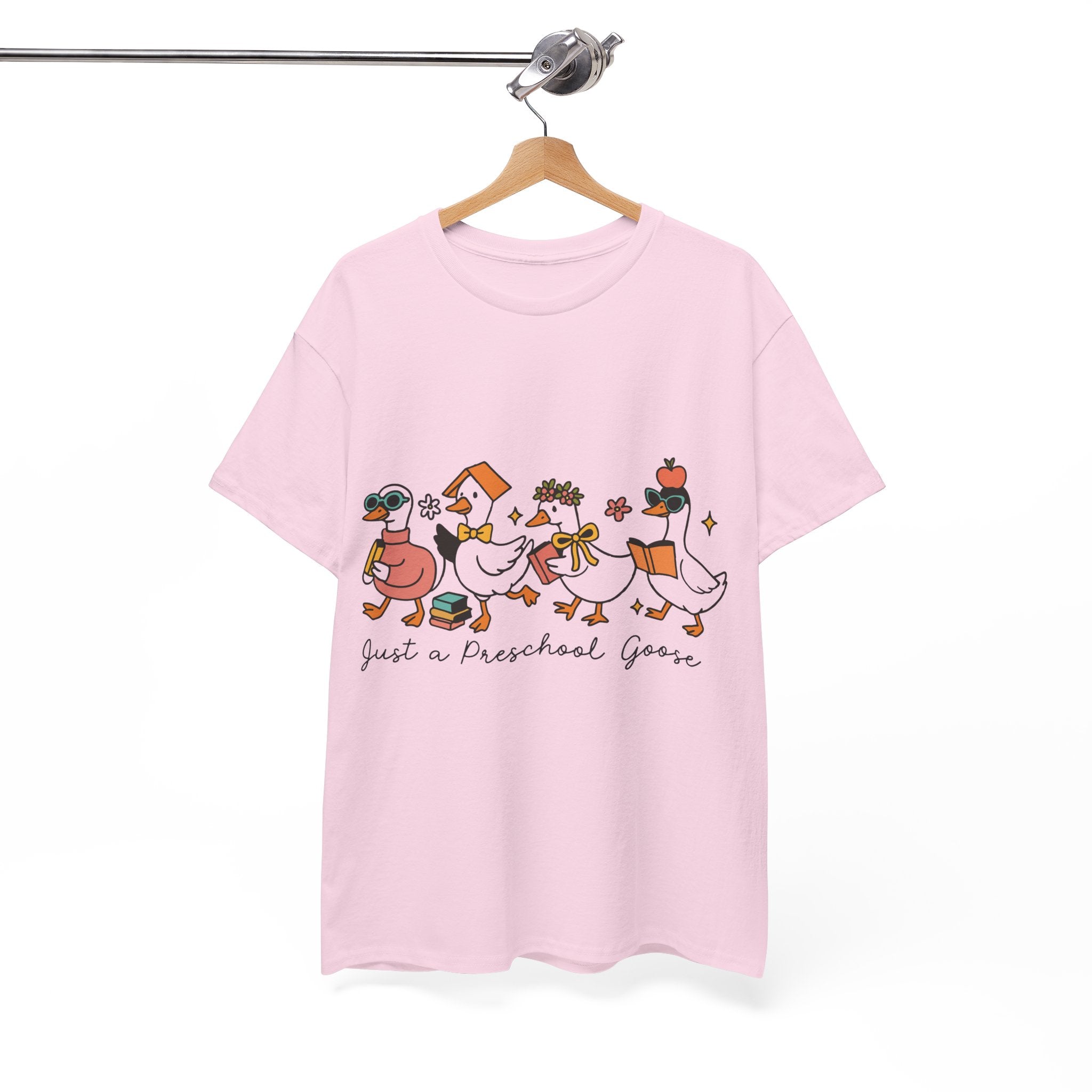 "Just A Preschool Goose" Unisex Cotton Tee