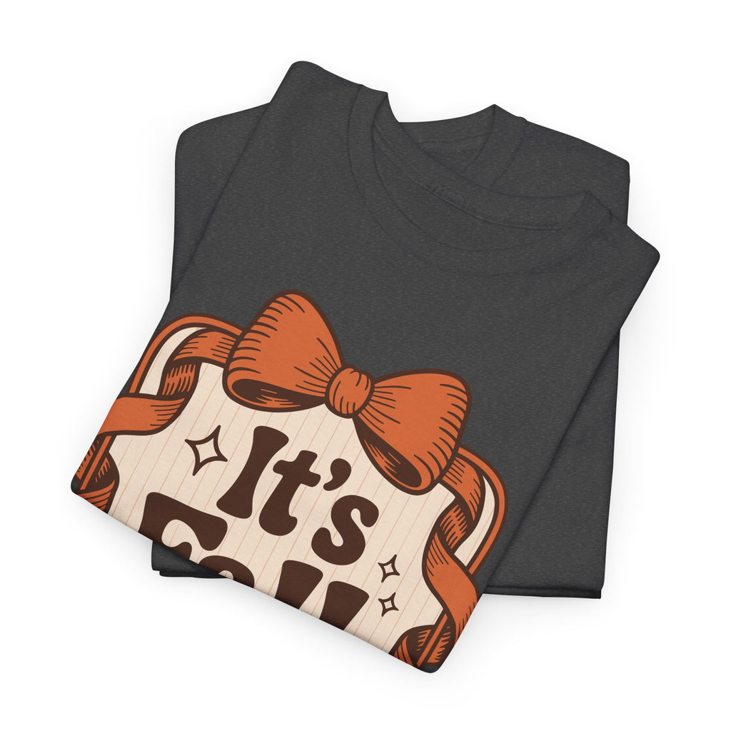 It’s Fall Y’all Autumn Ribbon Unisex Cotton Tee